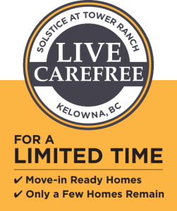 Live Carefree badge for Solstice At Tower Ranch. Get move-in ready homes for a limited time. Only a few homes remain.