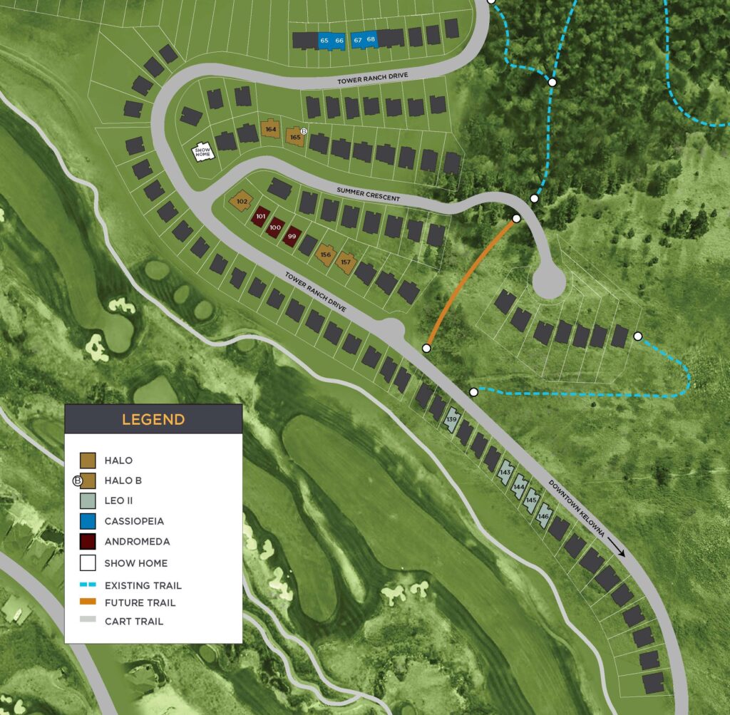 Solstice at Tower Ranch Towns & Singles Site Plan